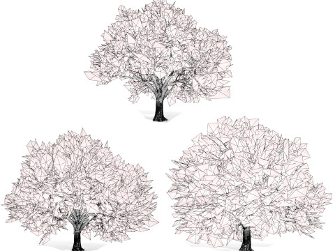 Frozen Tree for Winter Scenes with Free Tutorail 3D Модель
