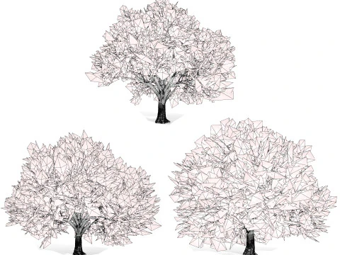 Frozen Tree for Winter Scenes with Free Tutorail 3D Model