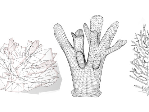 Underwater Coral and Plant Pack - s 3Dモデル