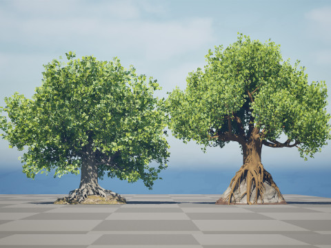 Stylized World Tree s 3D Model