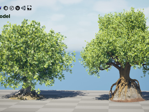 Stylized World Tree s 3D Model