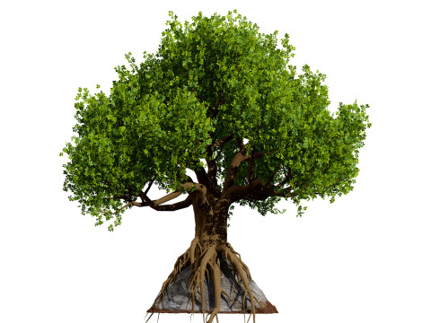 Stylized World Tree s 3D Model
