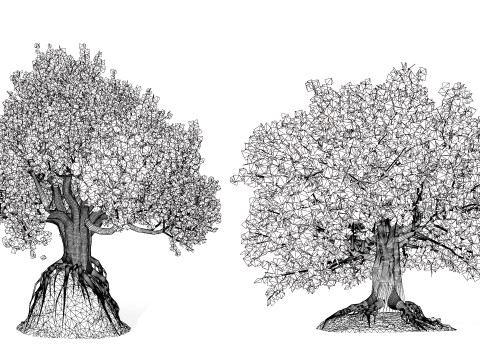 Stylized World Tree s 3D Model