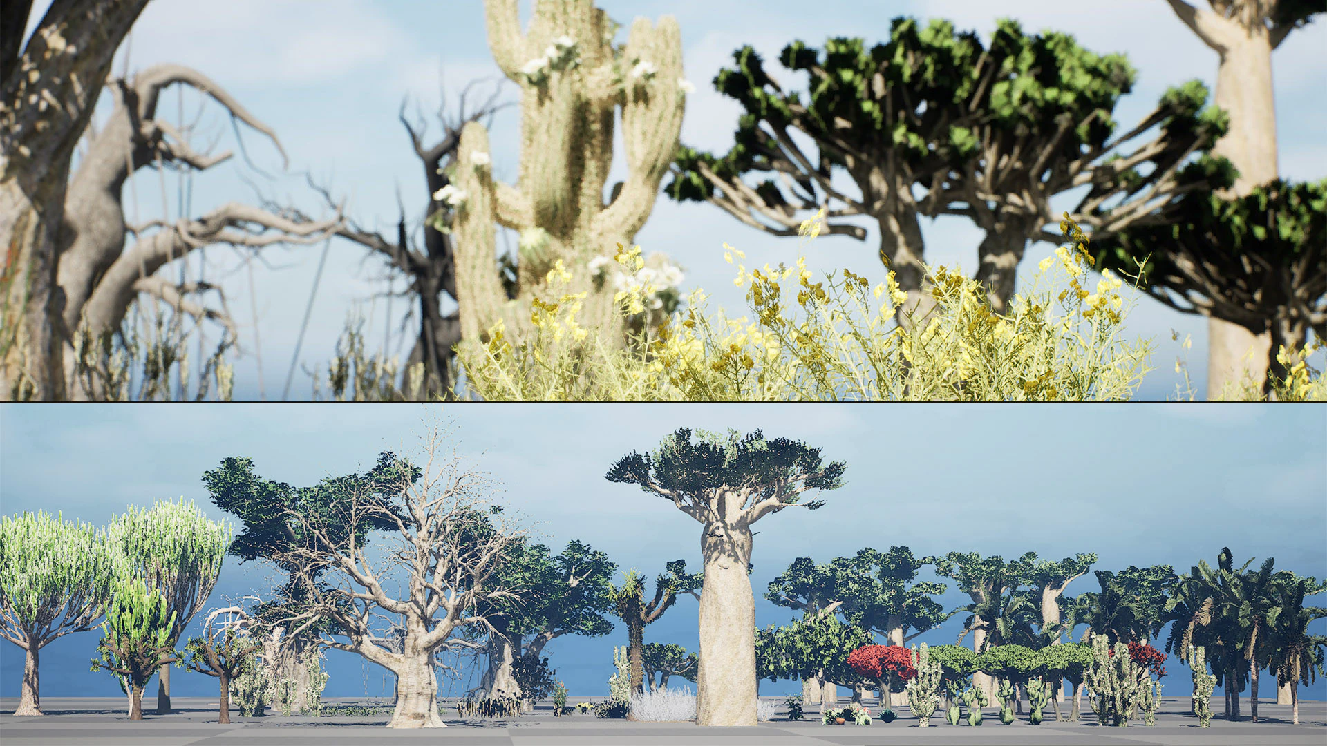 Desert Plants 3D Pack 3D Model .c4d .max .obj .3ds .fbx .stl .blend