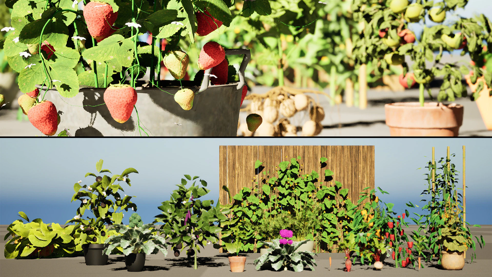 Pacote 3D de plantas vegetais Modelo 3D .c4d .max .obj .3ds .fbx .stl .blend