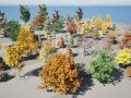 Fall Trees Collections 3Dモデル