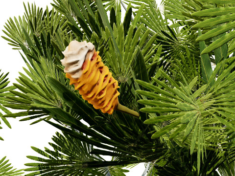 Australia Banksia with free 3d shrub Tutorial 3D Model