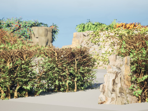 UK Hedgerow 3D Collection 3D 模型
