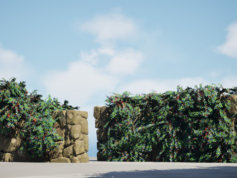 UK Hedgerow 3D Collection 3D 模型