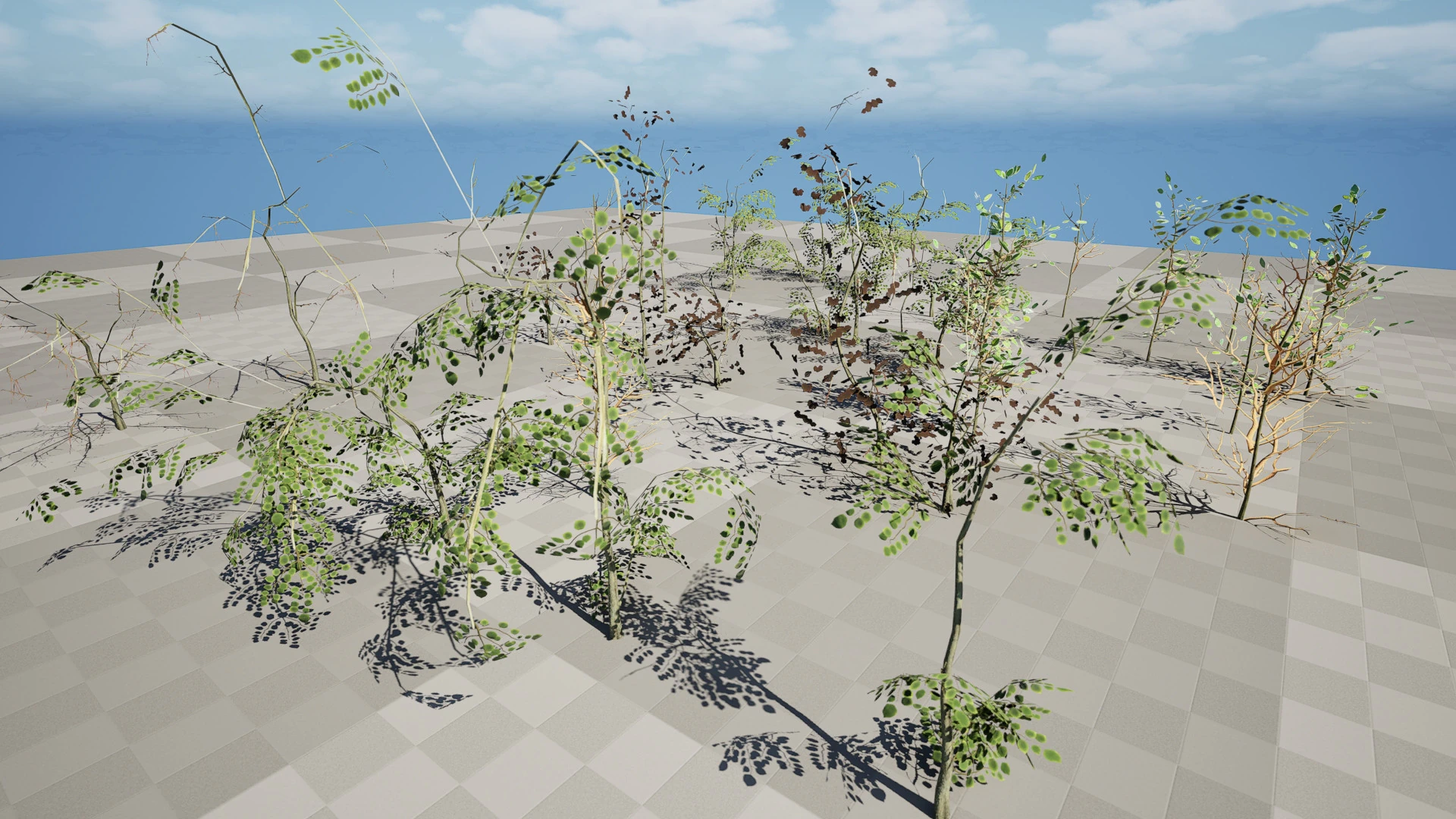 Game-Ready Foliage Trunks Collection 3D Model .c4d .max .obj .3ds .fbx .stl .blend