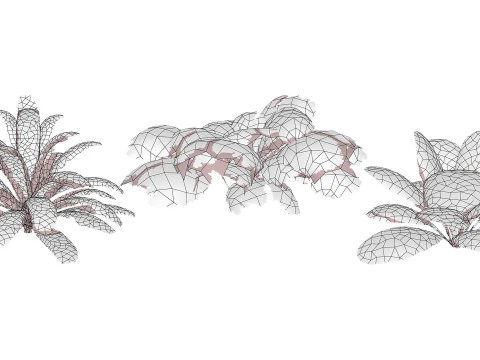 Листовая зелень 3D Pack 3D Модель