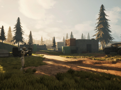 Military Battlefield Environment - Unreal Engine 3D Modell