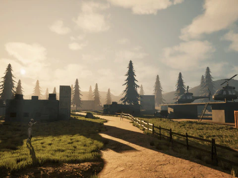 Military Battlefield Environment - Unreal Engine 3D Model