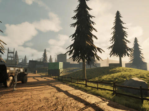 Military Battlefield Environment - Unreal Engine 3D Model