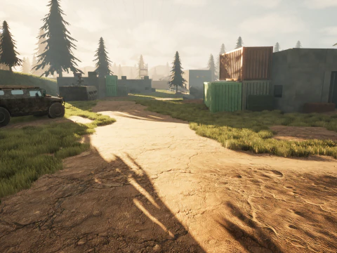 Military Battlefield Environment - Unreal Engine 3D Model