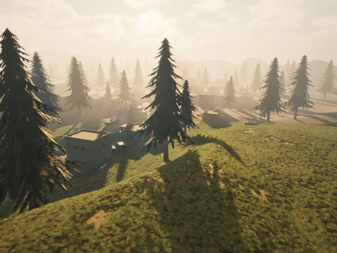 Military Battlefield Environment - Unreal Engine 3D Model