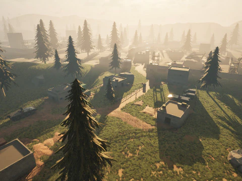 Military Battlefield Environment - Unreal Engine 3D Model