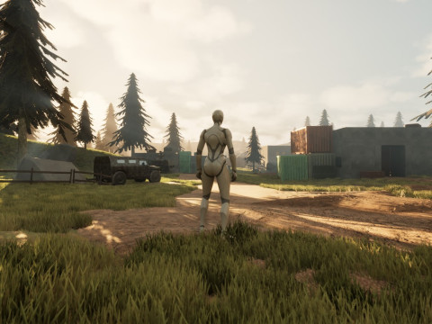 Military Battlefield Environment - Unreal Engine 3D Modell