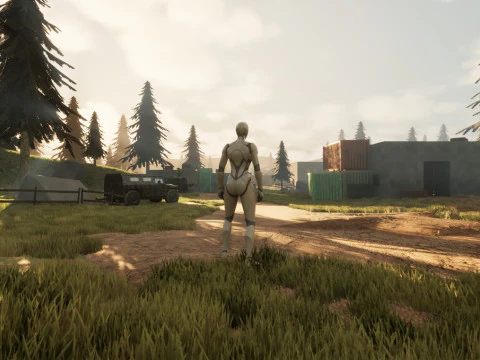 Military Battlefield Environment - Unreal Engine 3D Model