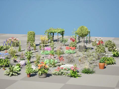 Raccolta del fogliame ottimizzata Modello 3D