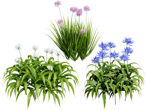 Optimized Foliage Collection 3D Model