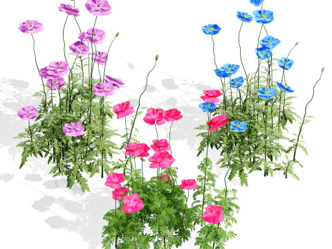 Optimized Foliage Collection 3D Model
