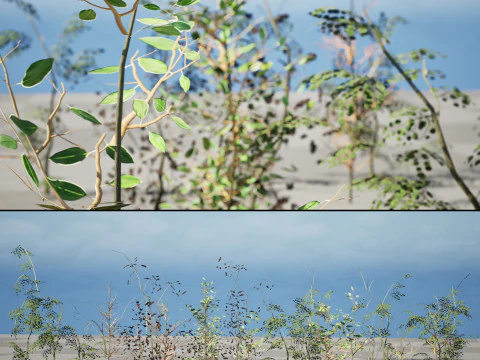 Raccolta del fogliame ottimizzata Modello 3D