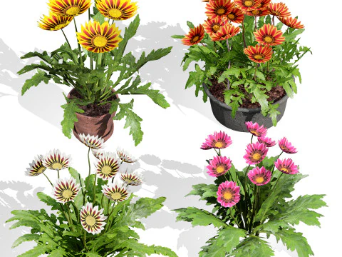 Raccolta del fogliame ottimizzata Modello 3D