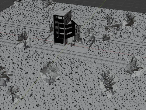 Preposizione della casa contemporanea 3d Modello 3D