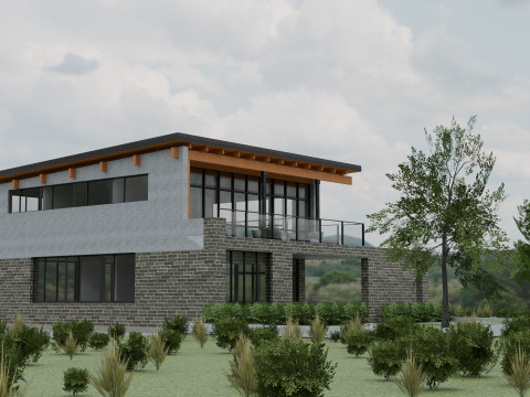Two-Story Office Building Modelo 3D