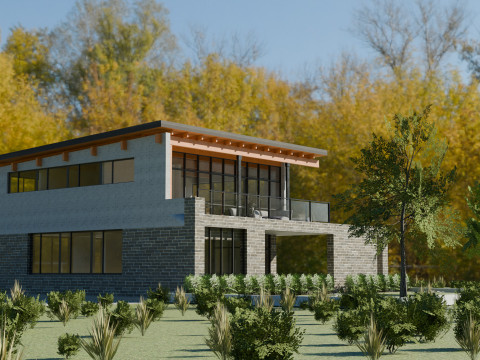 Two-Story Office Building Modelo 3D