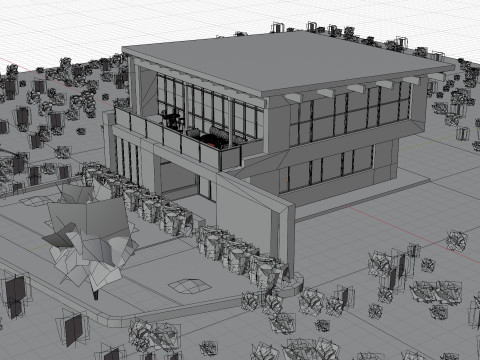 Two-Story Office Building Modelo 3D