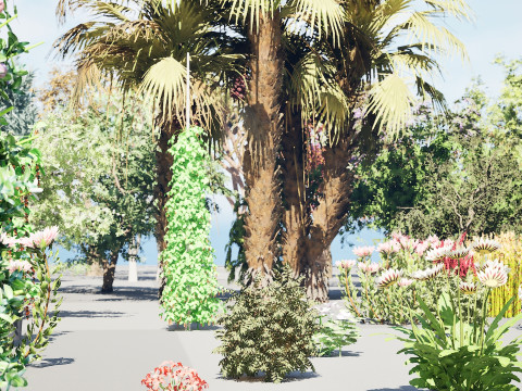 Realistic South African Vegetation s 3D मॉडल