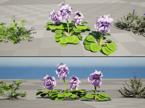 Game-Ready Foliage Pack 3D Model