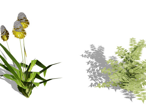 Wild Game Ready Foliage 3D Modell