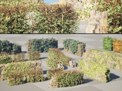 British Vegetation 3D Asset Pack 3D Model
