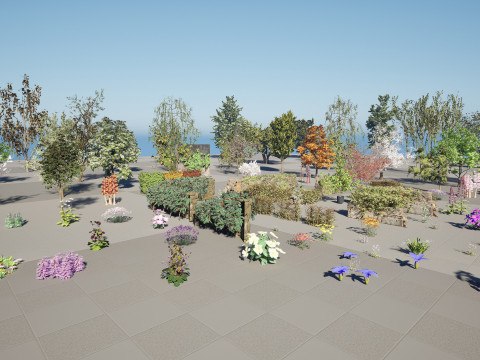 British Vegetation 3D Asset Pack 3D Model
