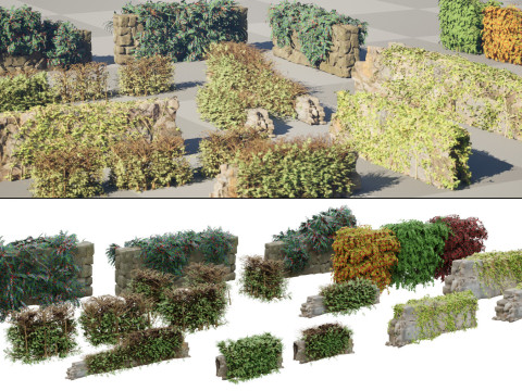 British Vegetation 3D Asset Pack 3D Model