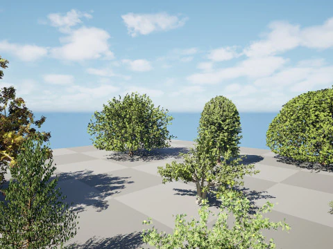 Mega Pacote Flora Tree Marroquina Modelo 3D