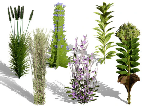 Готовий до гри пакет 3D Foliage Pack 3D Модель