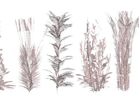 게임에 바로 사용할 수 있는 3D 나뭇잎 팩 3D 모델