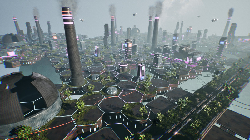 新网络前沿模块化科幻前哨虚幻引擎环境 3D 模型 .c4d .max .obj .3ds .fbx .stl .blend 