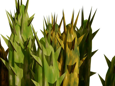 Arabian Desert Plants s 3D Model