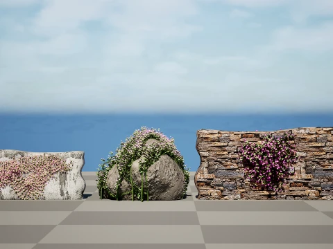 Ivy-Leaved Toadflax Pack 3D Model