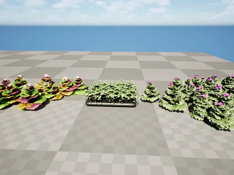 Ground Ivy Vegetable Pack 3D Model