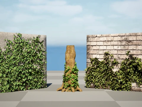 Ivy Plants Collection 01 3D Model