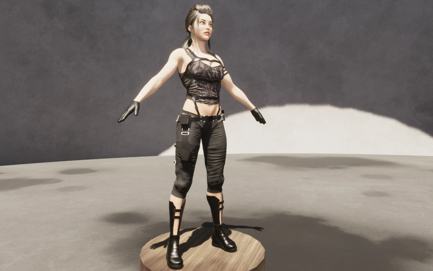 femmina dell'esercito Modello 3D .c4d .max .obj .3ds .fbx .stl .blend 