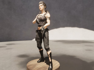 army female Modelo 3D
