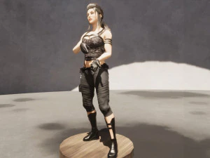 femmina dell'esercito Modello 3D