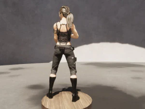 femmina dell'esercito Modello 3D